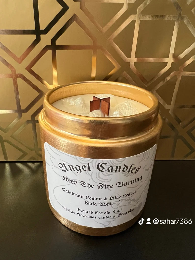 09 OZ Metal Candle